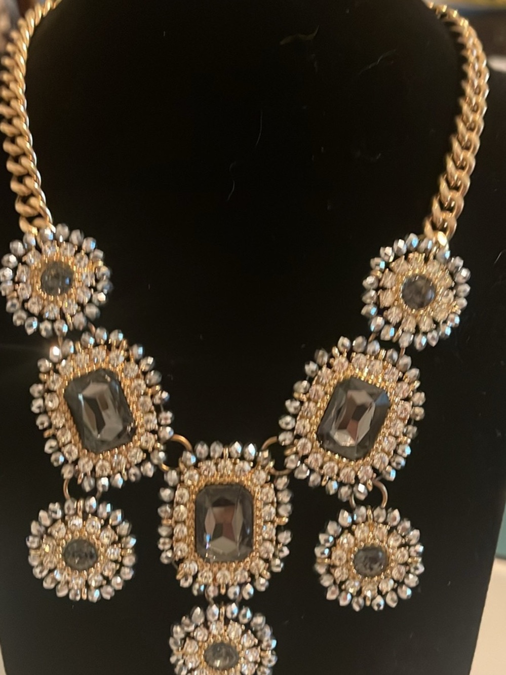 Gold-Tone Statement Necklace - Women Jewelry.